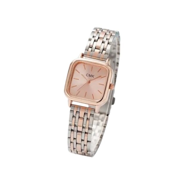 Rosé Square Charm Ladies' Watch