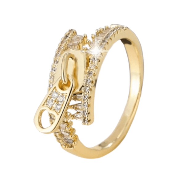Elegant Zipper Ring