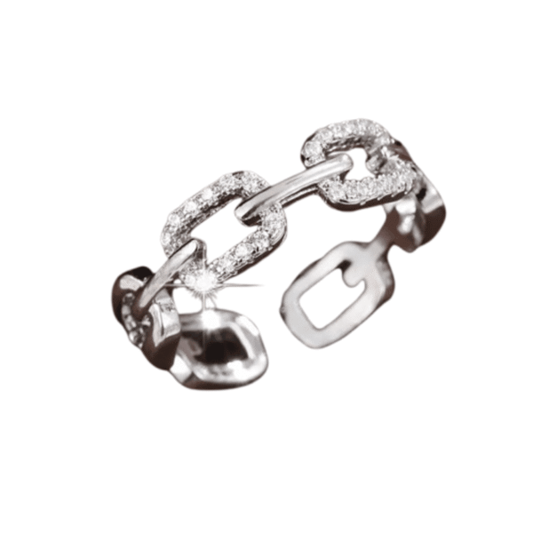 Diamond Link Luxe Ring