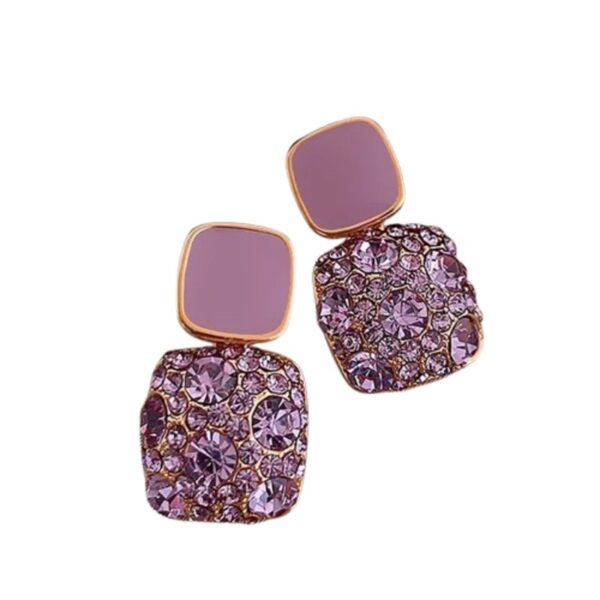 Amethyst Luxe Sparkle Earrings